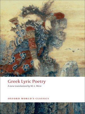 Greek Lyric Poetry - ebook